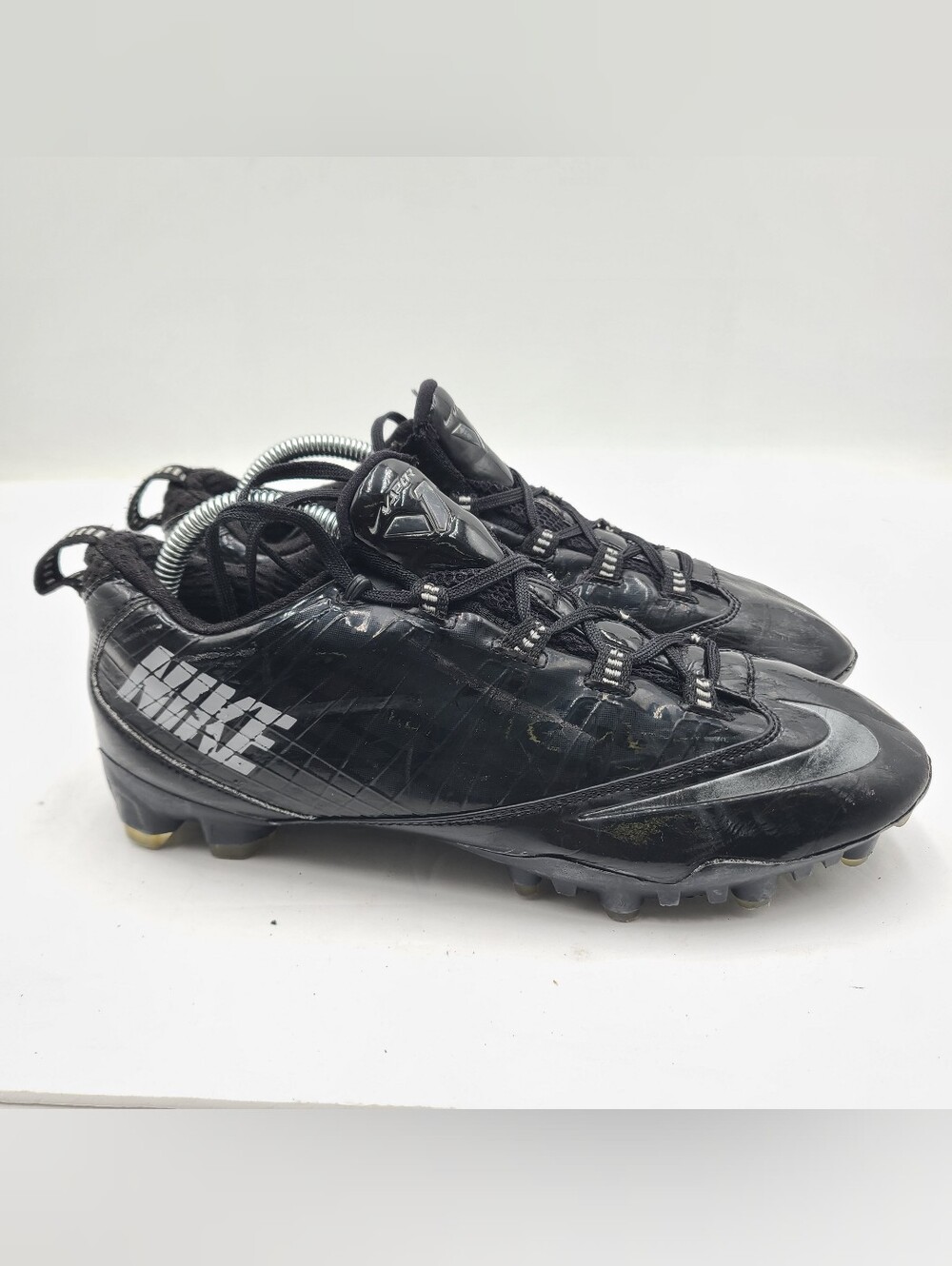 b50 Size 9 Nike Zoom Vapor Carbon Fly TD Black Football Cleats 596630-001